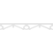 Ekena Millwork Palmer Architectural Grade PVC Running Trim, 6"H x 5/8"P x 48"L RUNP06X0625X48PAL - alternate 2
